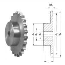 Звездочка цепи ПР-15,875-23-1 z=22 d=25